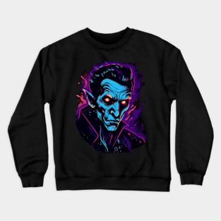 Pop Culture Comic Vampire | Demon | Pop Art | Sci Fi | Comic Crewneck Sweatshirt